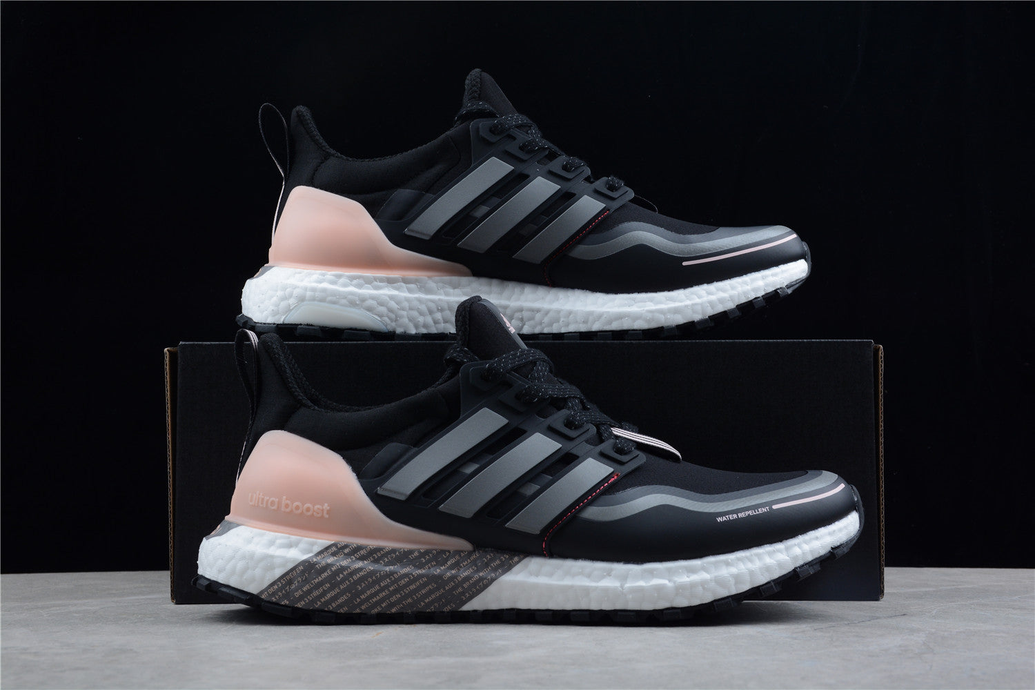 adidas Ultraboost Guard Women's Running Shoes in Black/Grey/Pink - Best Reps Website 2025