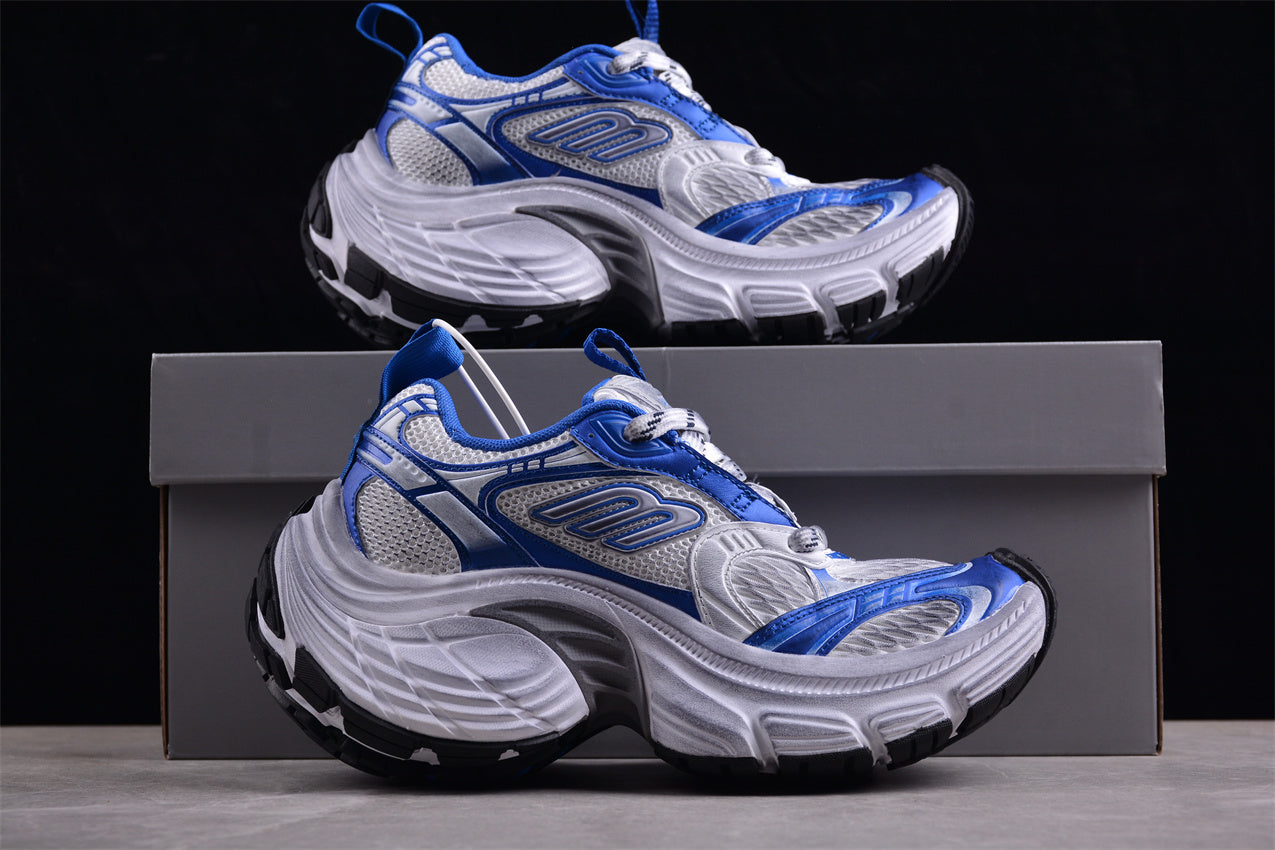 Balenciaga 10XL Sneakers in White/Royal Blue - Best Reps Website 2025