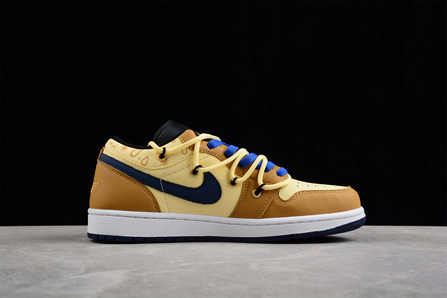 Custom Air Jordan 1 Low "Campus Time" 553558-062