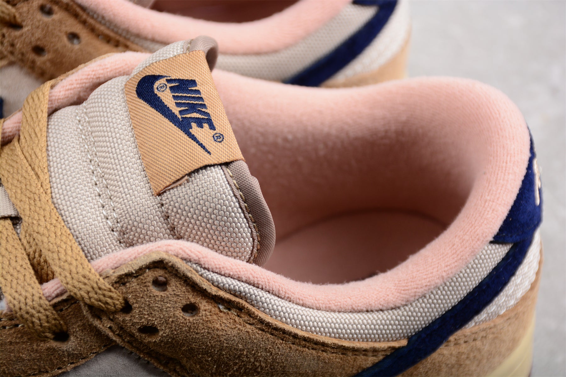 Nike SB Dunk Low in Beige and Navy - Best Reps Website 2025