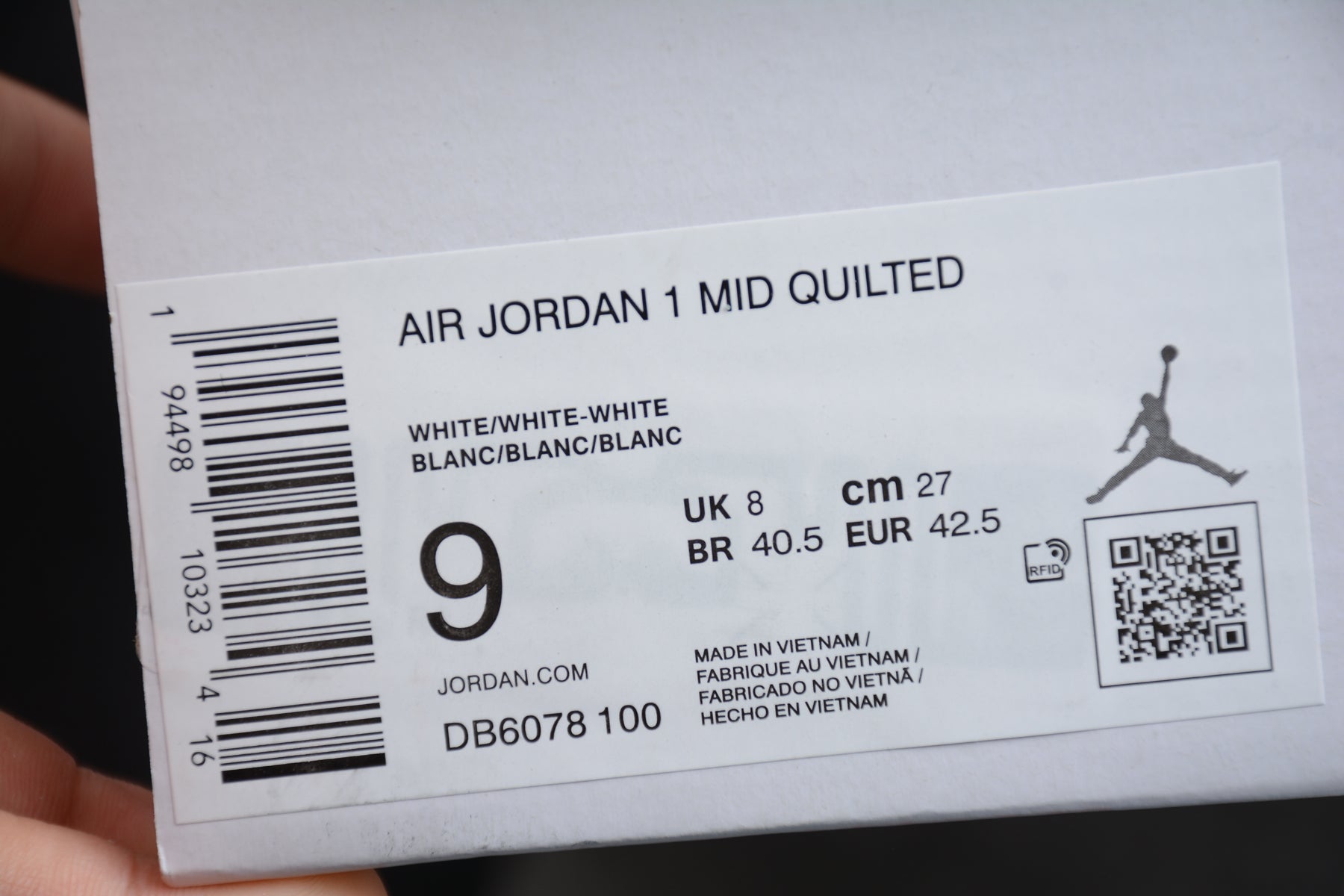 Air Jordan 1 Mid "White Quilted" - Best Reps Website 2025