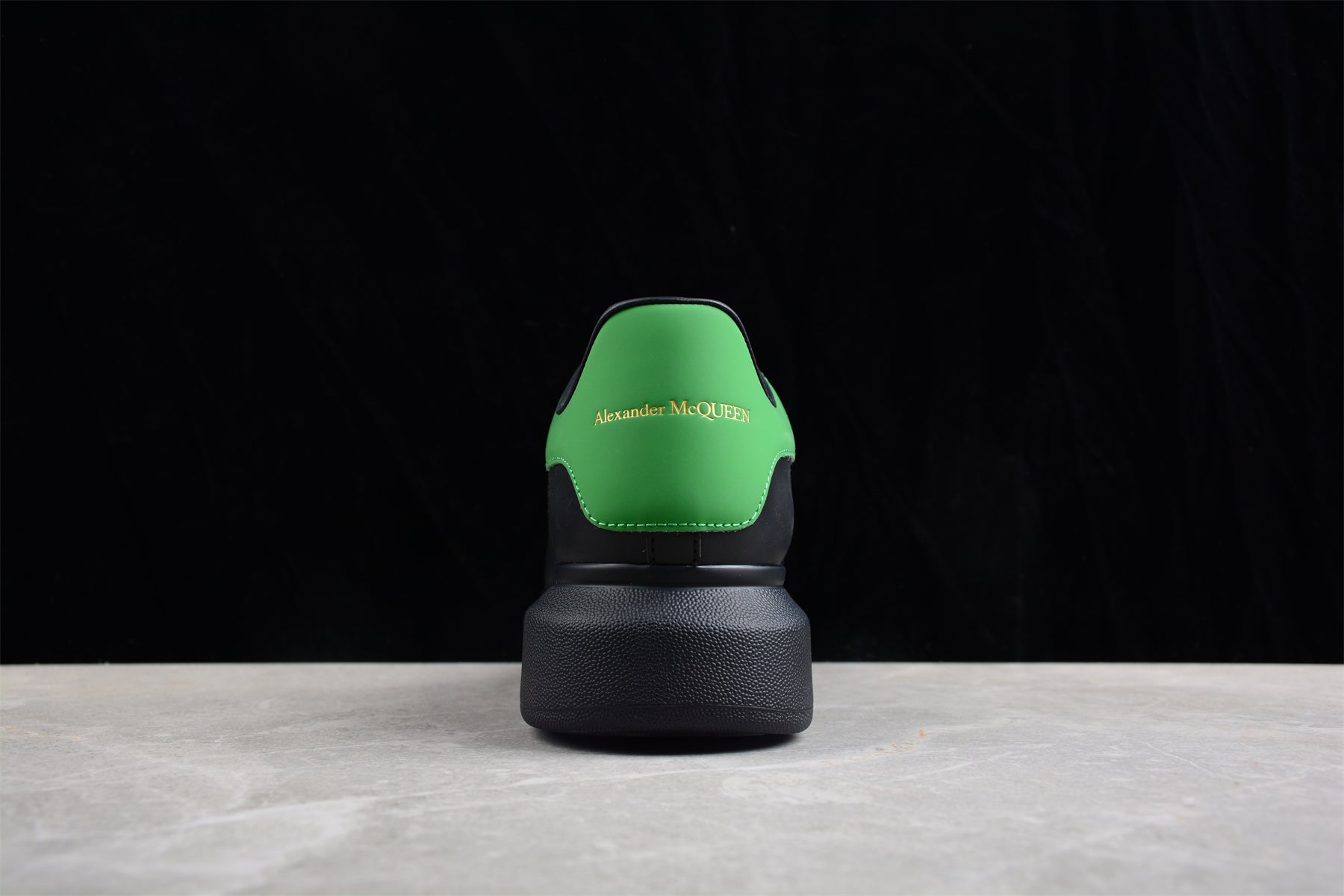Alexander McQueen Oversized Sneaker in Black/Green - Best Reps Website 2025