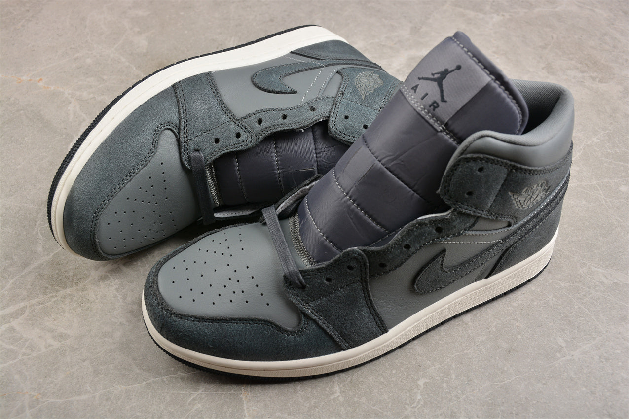 Air Jordan 1 Mid "Distressed Smoke Grey" - Best Reps Website 2025