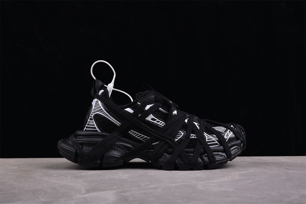 Balenciaga 3XL Extreme Lace Sneaker in Black/White - Best Reps Website 2025
