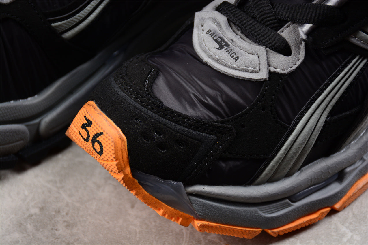 Balenciaga Runner Sneaker 'Worn-Out - Black Fluo Orange' - Best Reps Website 2025