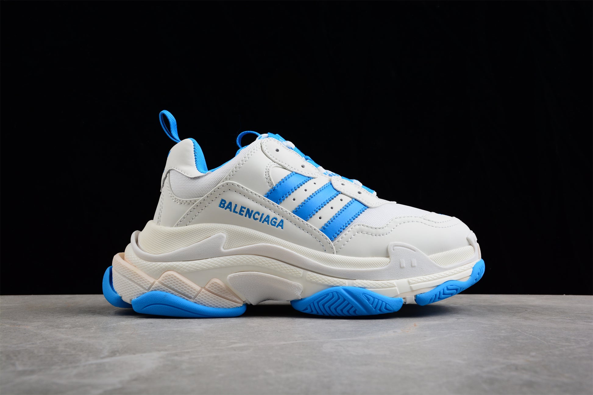 Adidas x Balenciaga Triple S – White / Blue - Best Reps Website 2025