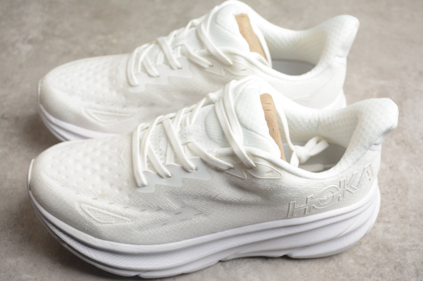 HOKA Clifton 9 in Triple White - Best Reps Website 2025