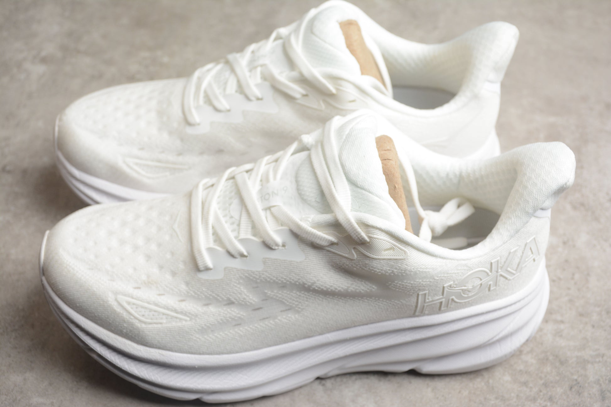 HOKA Clifton 9 in Triple White - Best Reps Website 2025