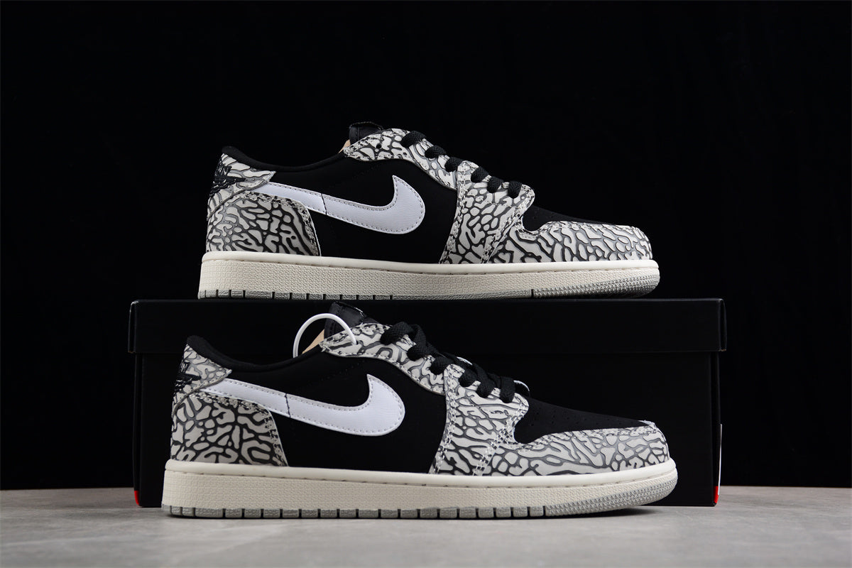 Air Jordan 1 Low OG "Black Cement" - Best Reps Website 2025
