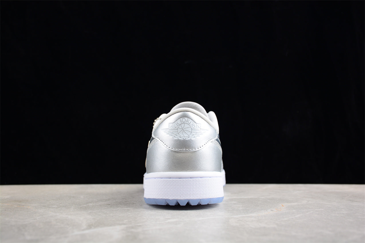 Nike Air Jordan 1 Low G NRG Golf 'Gift Giving Silver'