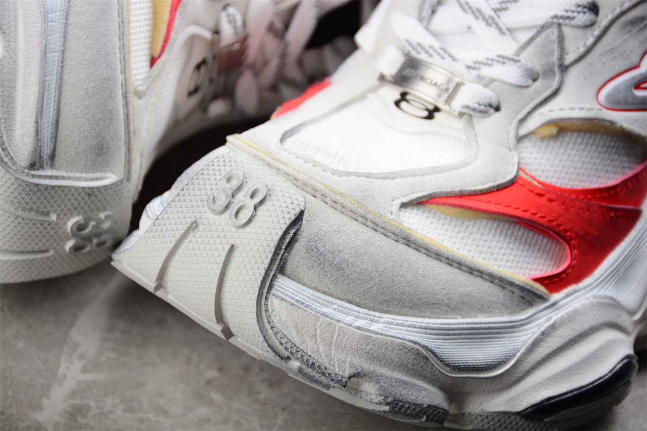 Balenciaga Cargo Sneaker 'Worn-Out - White Red' - Best Reps Website 2025
