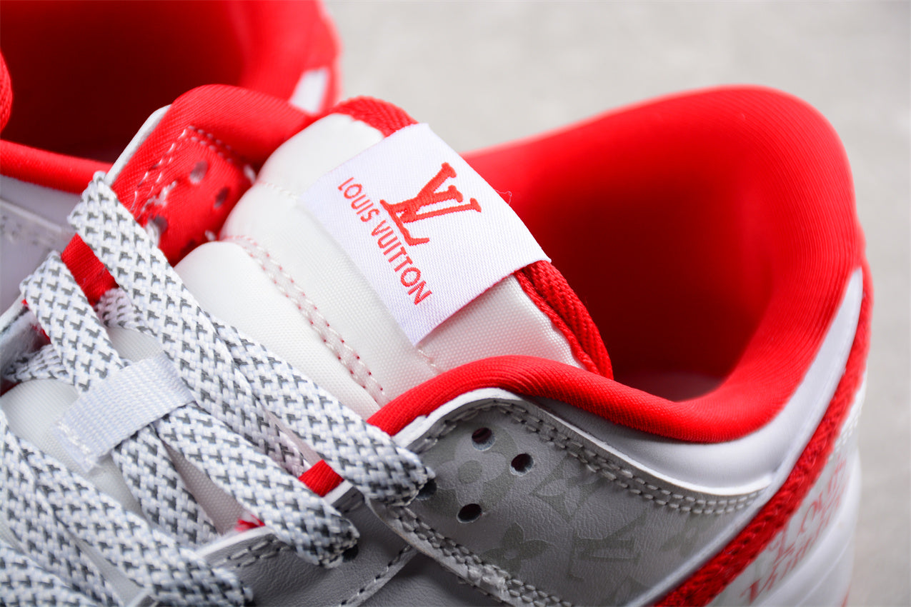 Nike Dunk Low x Louis Vuitton White Red - Best Reps Website 2025