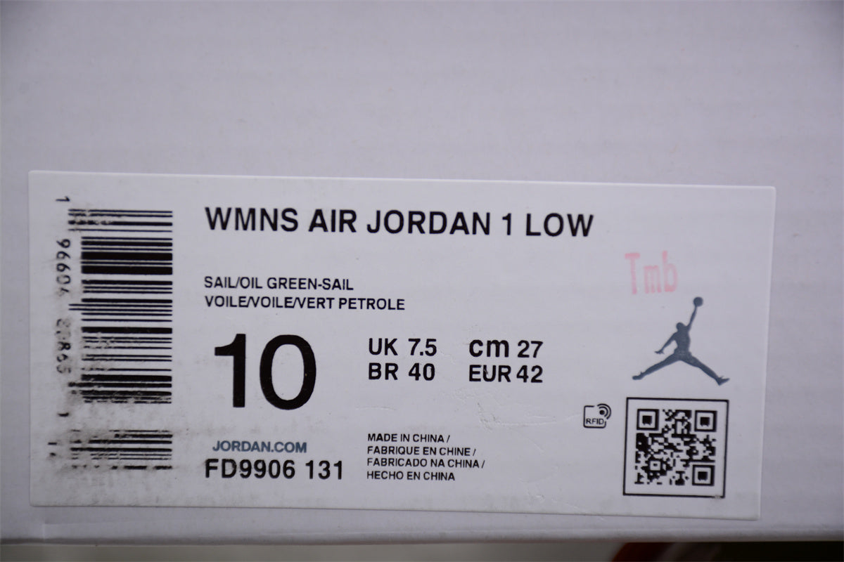 Custom Air Jordan 1 Low White Grey Pink