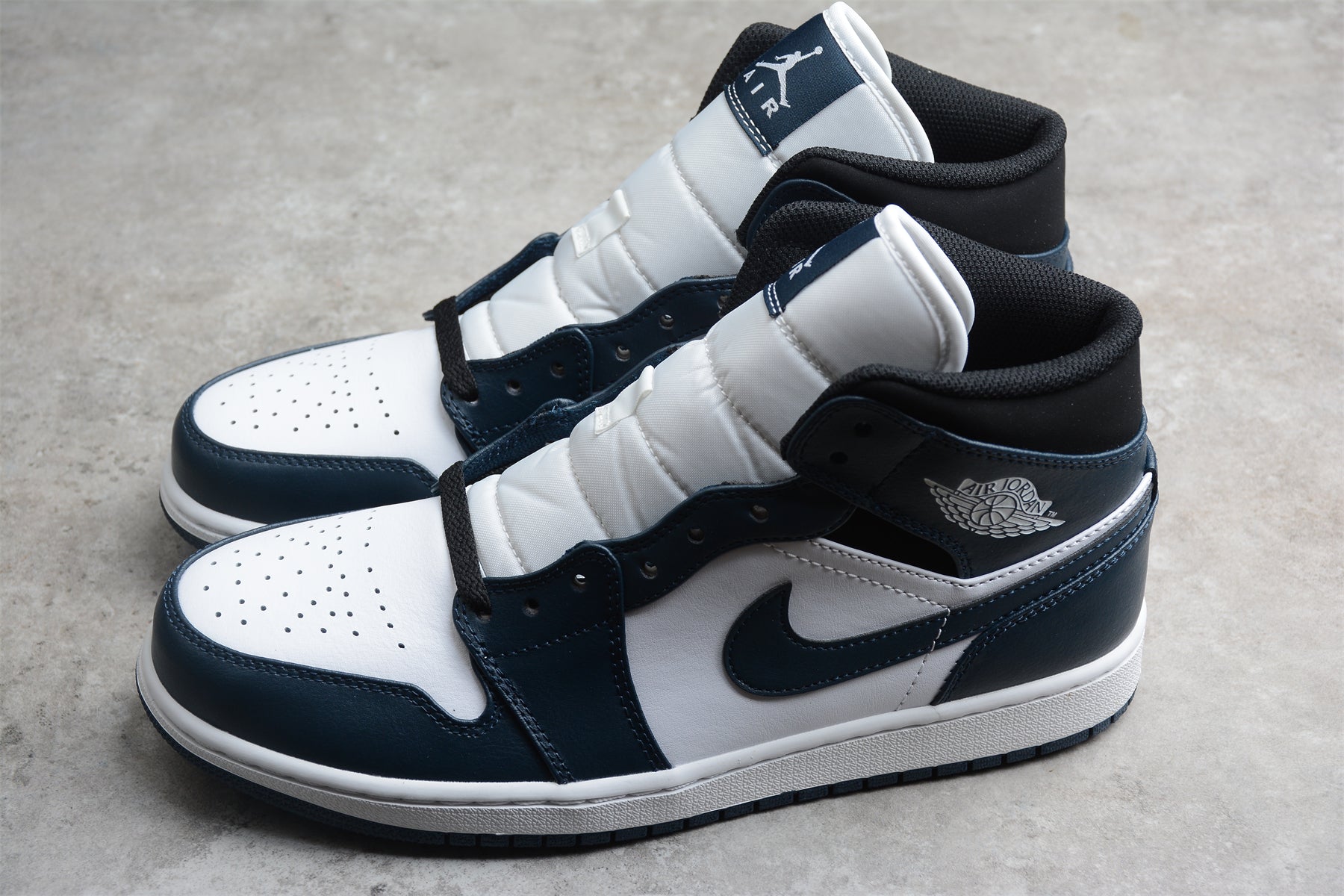 Nike Air Jordan 1 Mid "Armory Navy/White" - Best Reps Website 2025