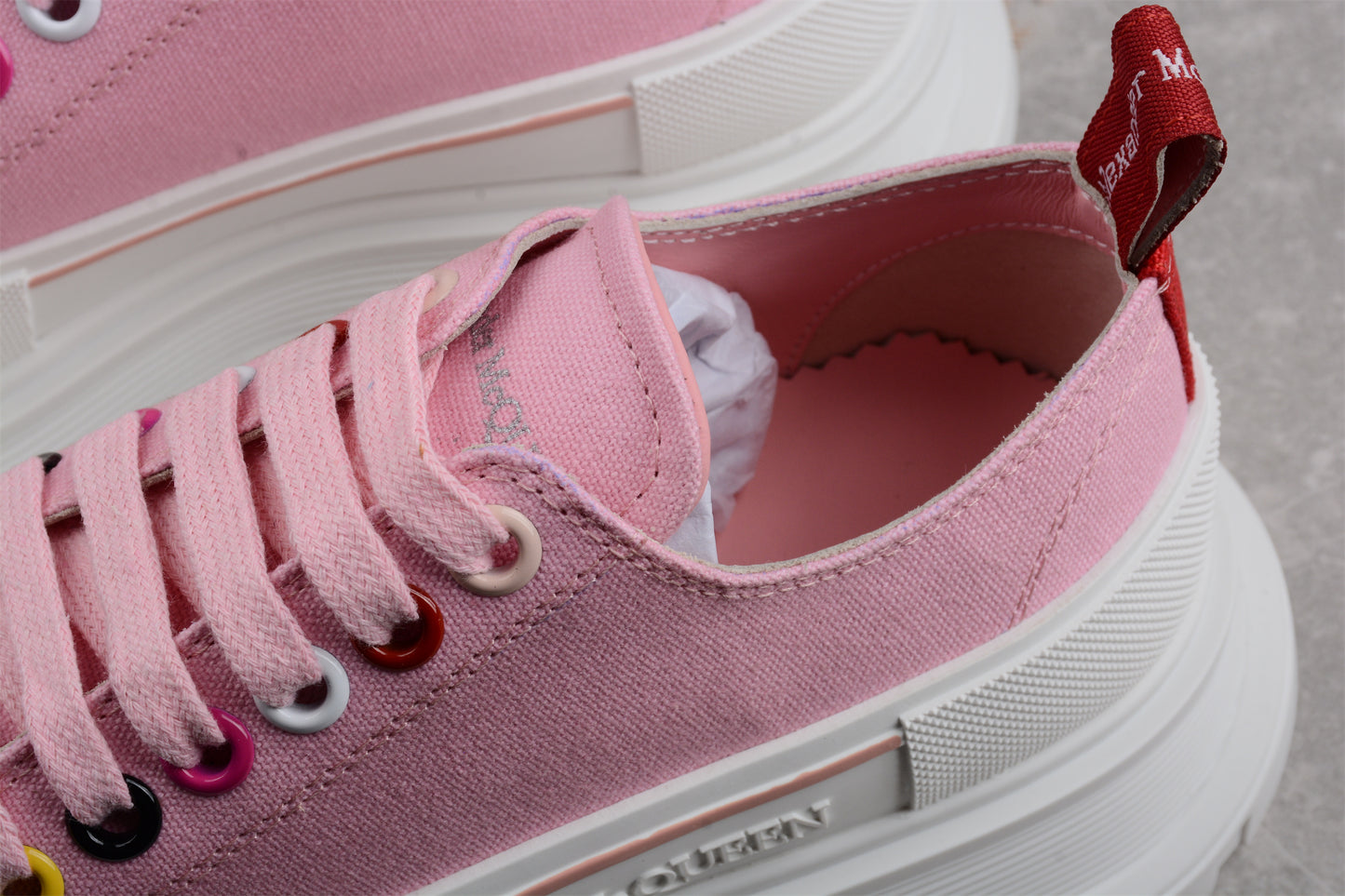 Alexander McQueen Tread Slick Low Lace-Up in Pink (Women’s) - Best Reps Website 2025