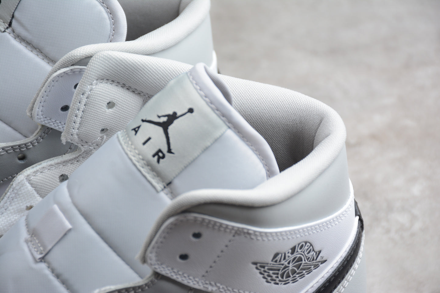 Nike Air Jordan 1 Mid "Grey Fog Black White" - Best Reps Website 2025
