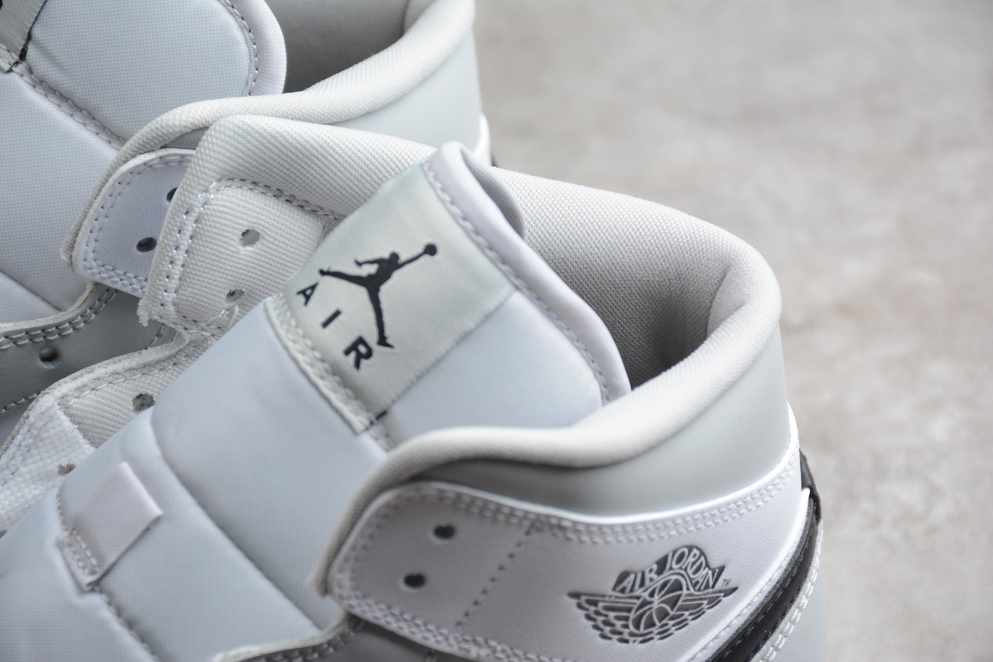 Nike Air Jordan 1 Mid "Grey Fog Black White" - Best Reps Website 2025