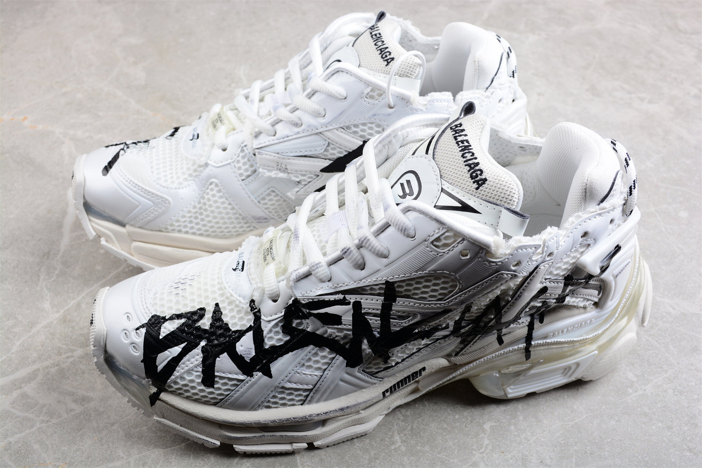 Balenciaga Runner Sneaker 'Graffiti - White Black' - Best Reps Website 2025
