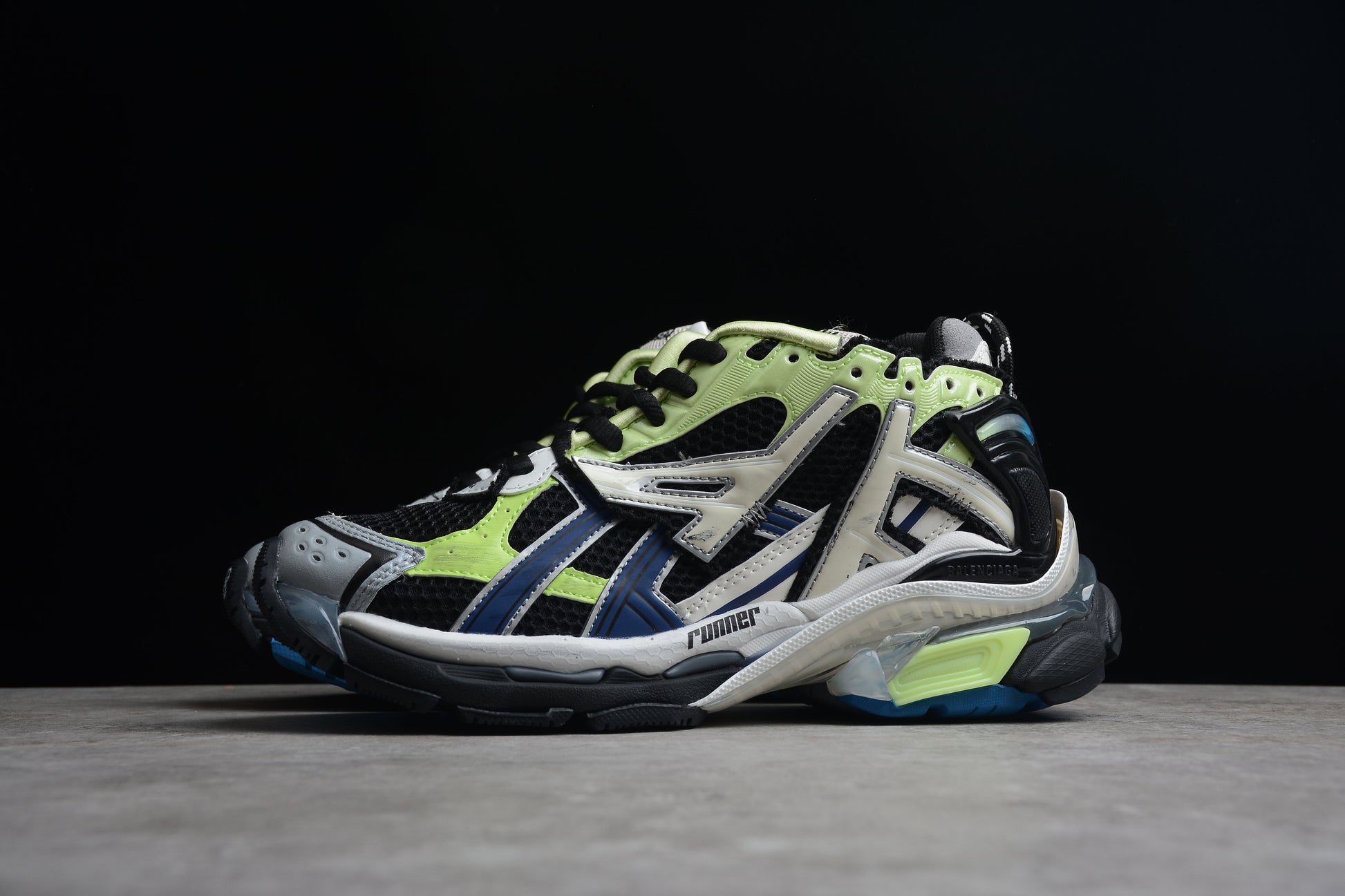 Balenciaga Runner Sneaker in Green, Blue, Black, and Grey - Best Reps Website 2025
