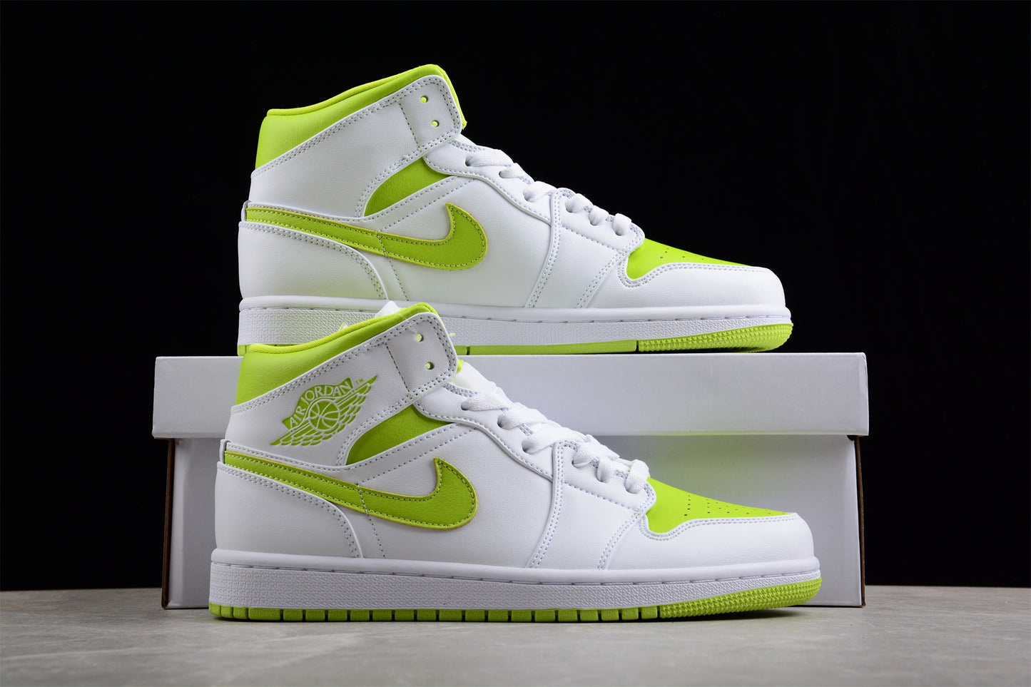 Air Jordan 1 Mid "White Lime" - Best Reps Website 2025