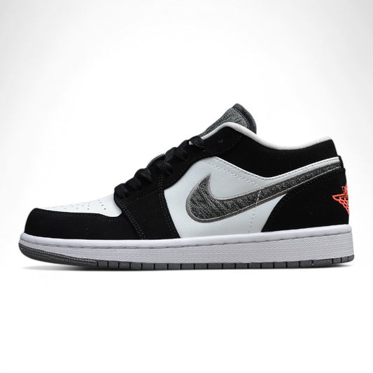 Air Jordan 1 Low "Black White Wolf Grey" 553558-029