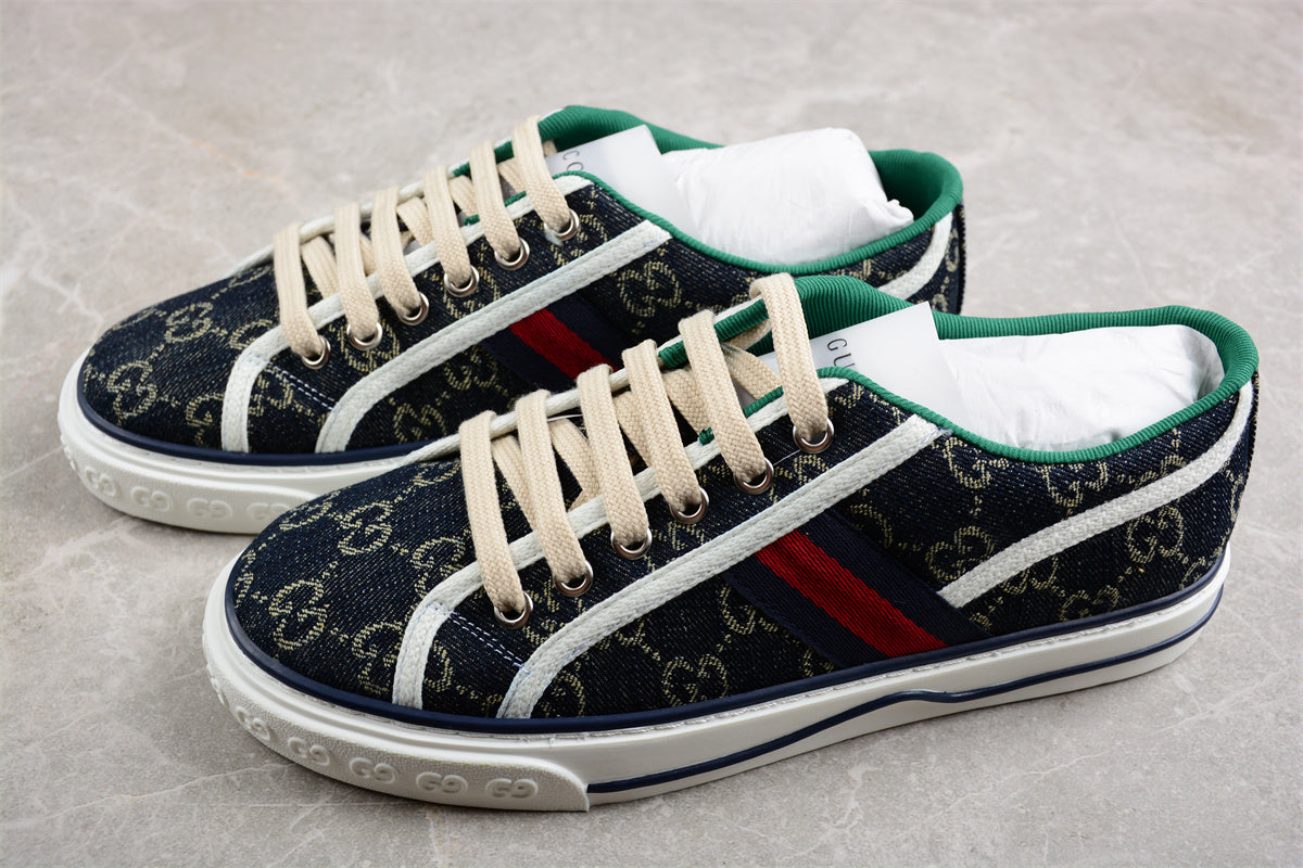 Gucci Tennis 1977 Denim GG Print - Best Reps Website 2025