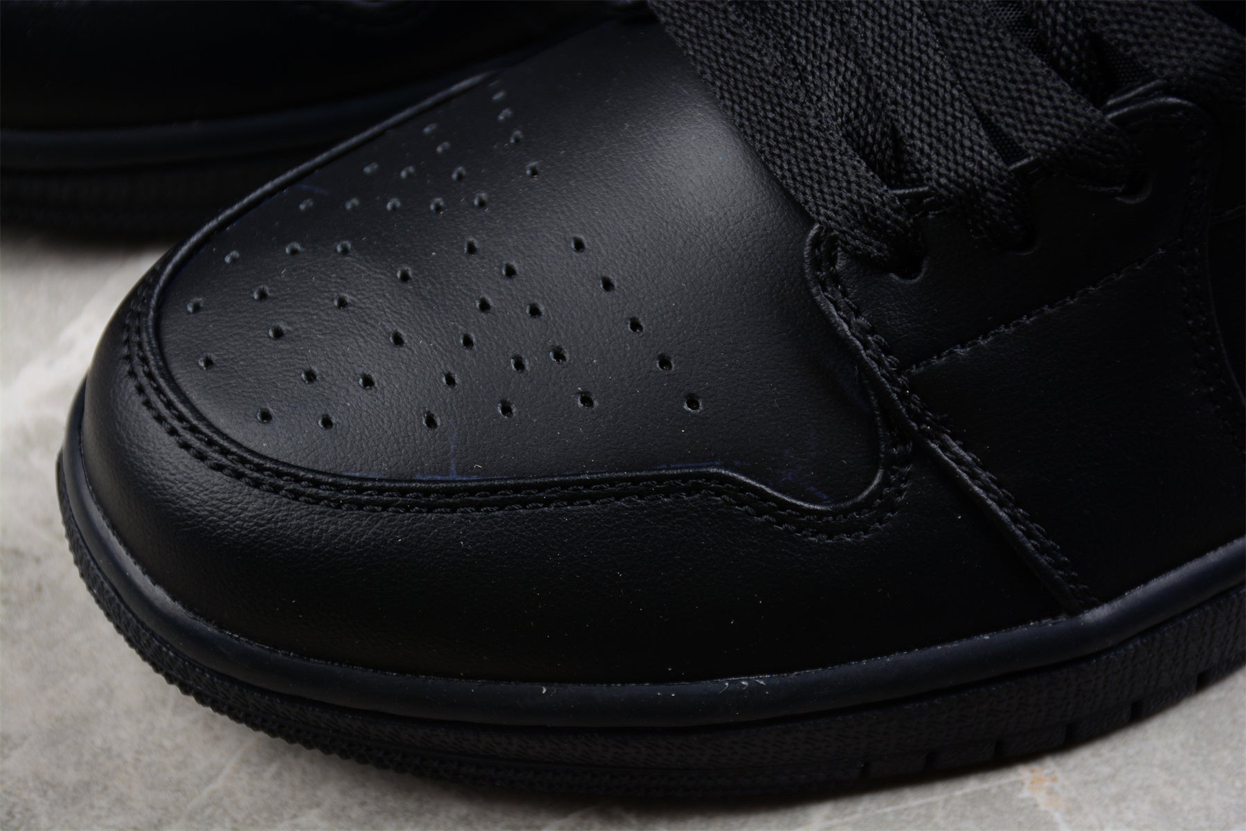 Air Jordan 1 Mid Premium – Triple Black - Best Reps Website 2025
