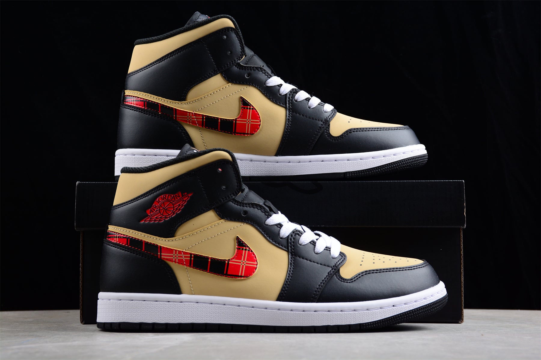 Air Jordan 1 Mid "Tartan Swoosh" - Best Reps Website 2025