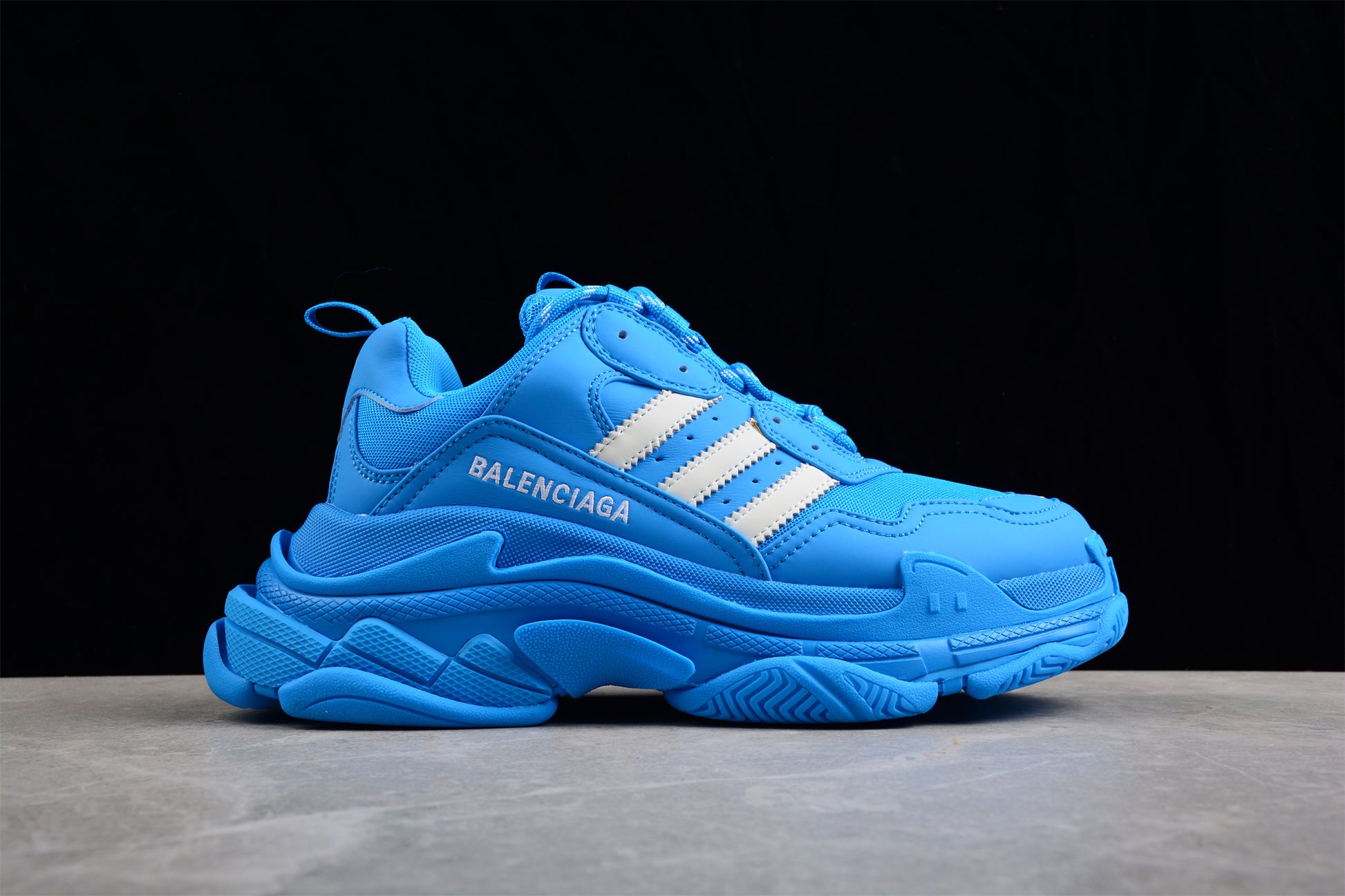 Balenciaga x Adidas Triple S – Blue - Best Reps Website 2025