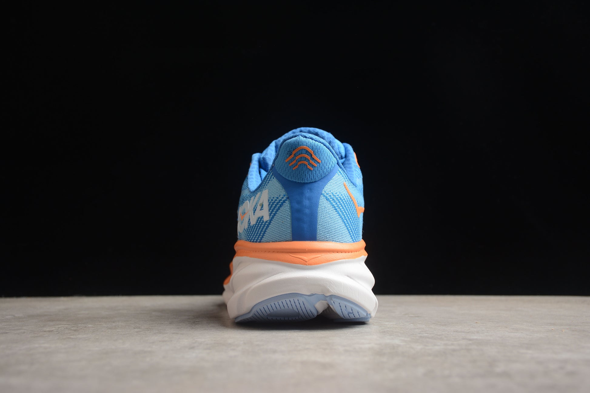HOKA Clifton 9 in Blue/Orange - Best Reps Website 2025