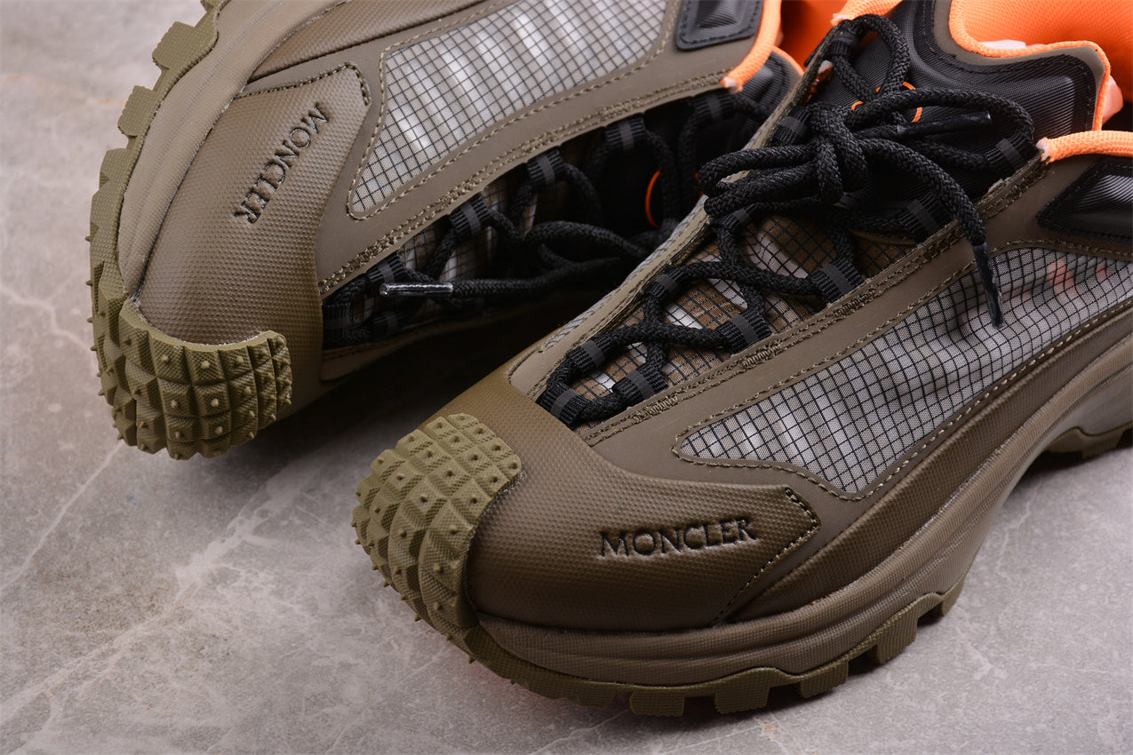 Moncler Trailgrip Lite 2 Low in Olive/Orange - Best Reps Website 2025