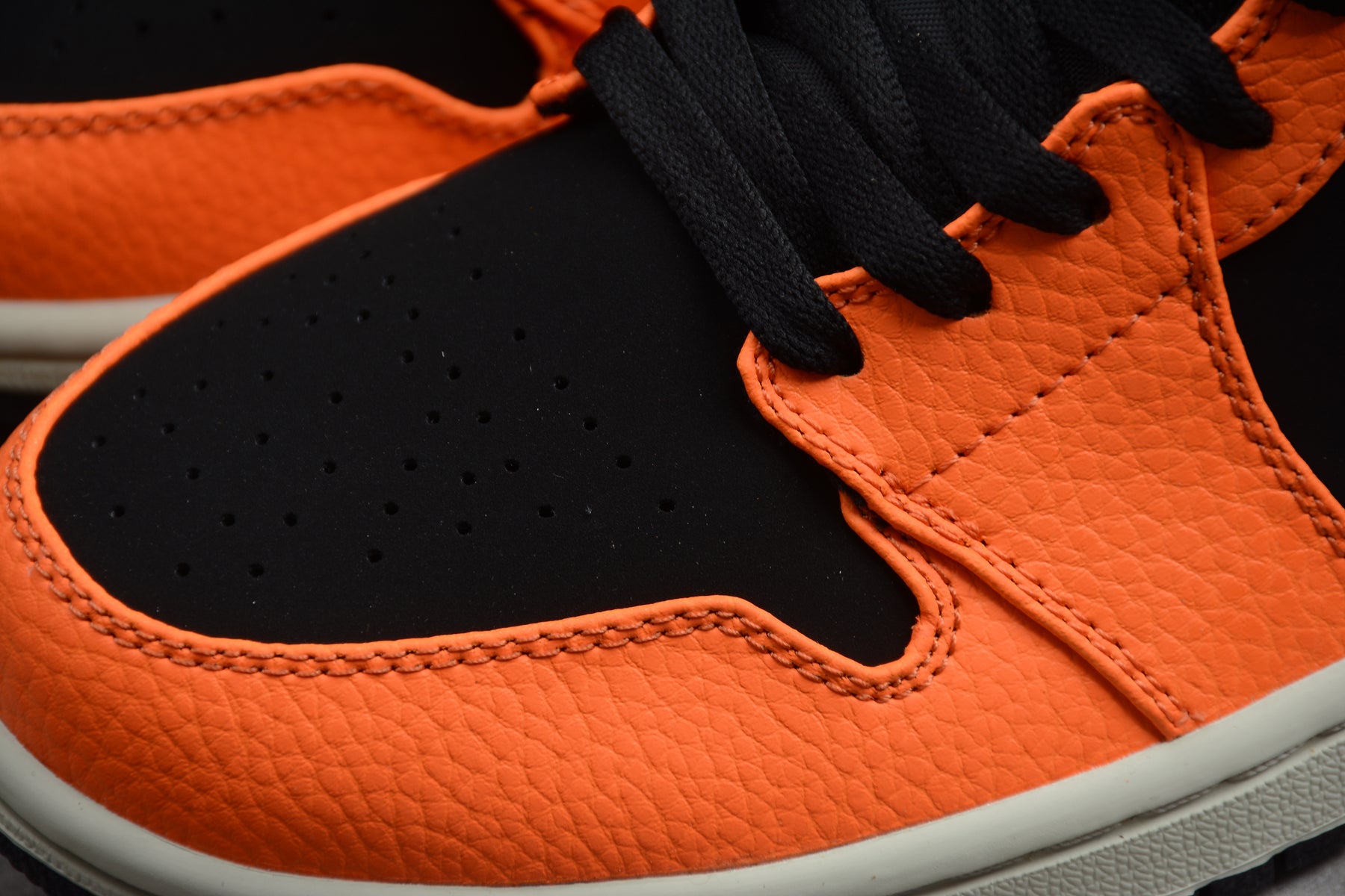 Air Jordan 1 Mid "Black Light Bone Orange" - Best Reps Website 2025
