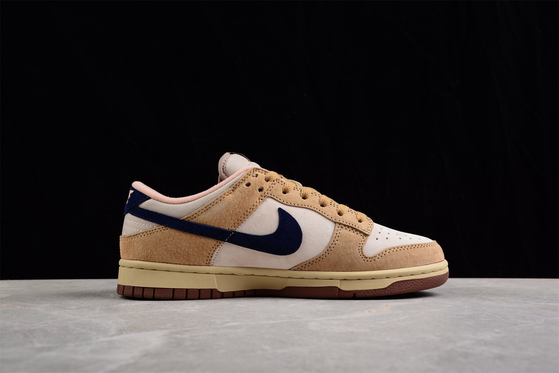 Nike SB Dunk Low in Beige and Navy - Best Reps Website 2025