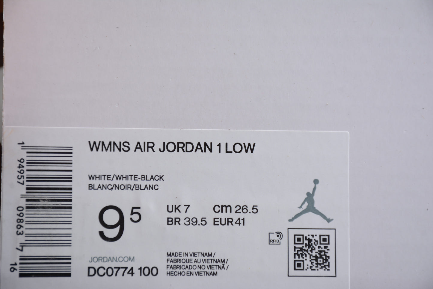 Nike Air Jordan 1 Low "Panda Trainers"