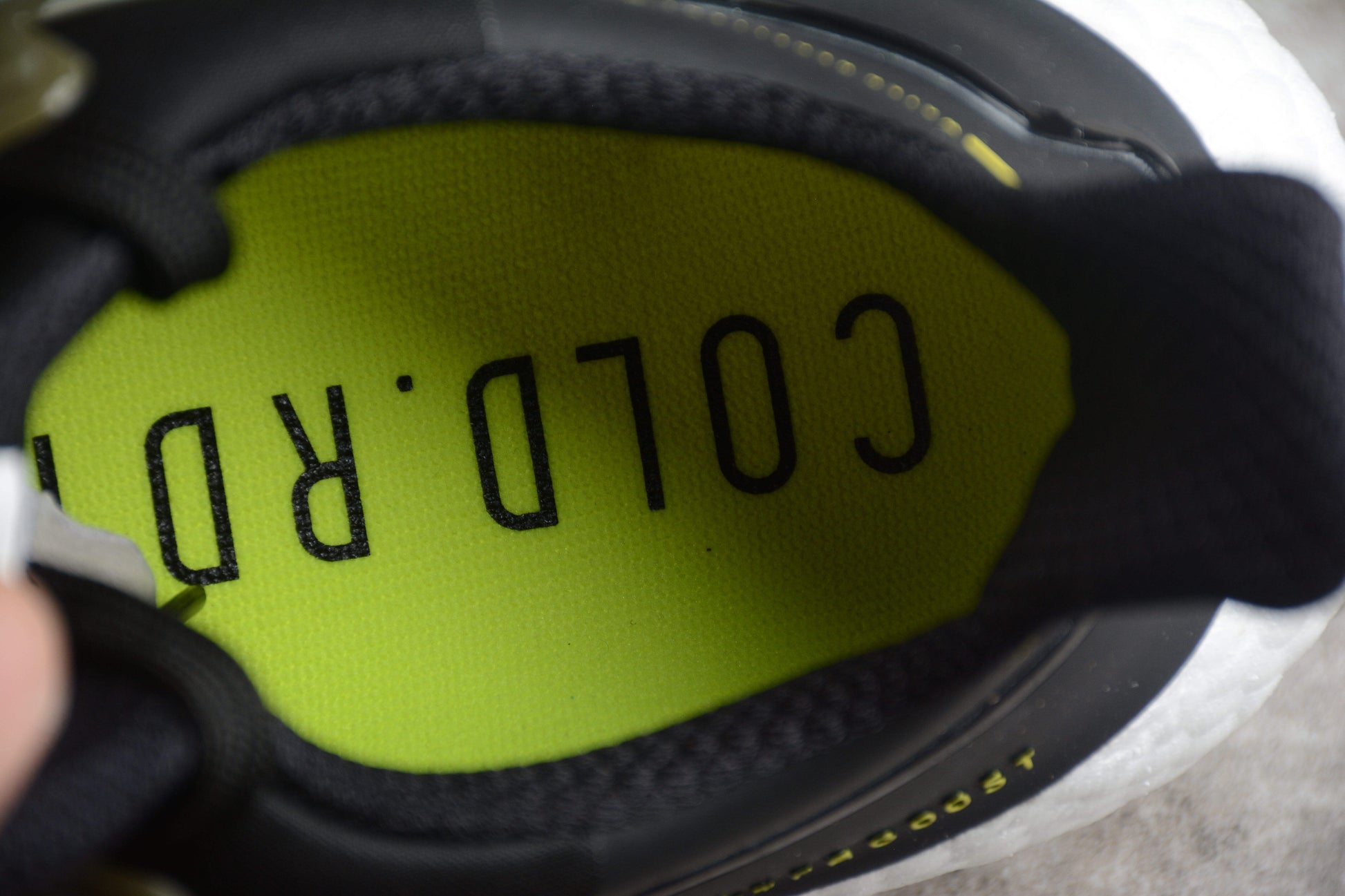 Adidas Ultraboost 21 COLD.RDY Running Shoes Black/Green