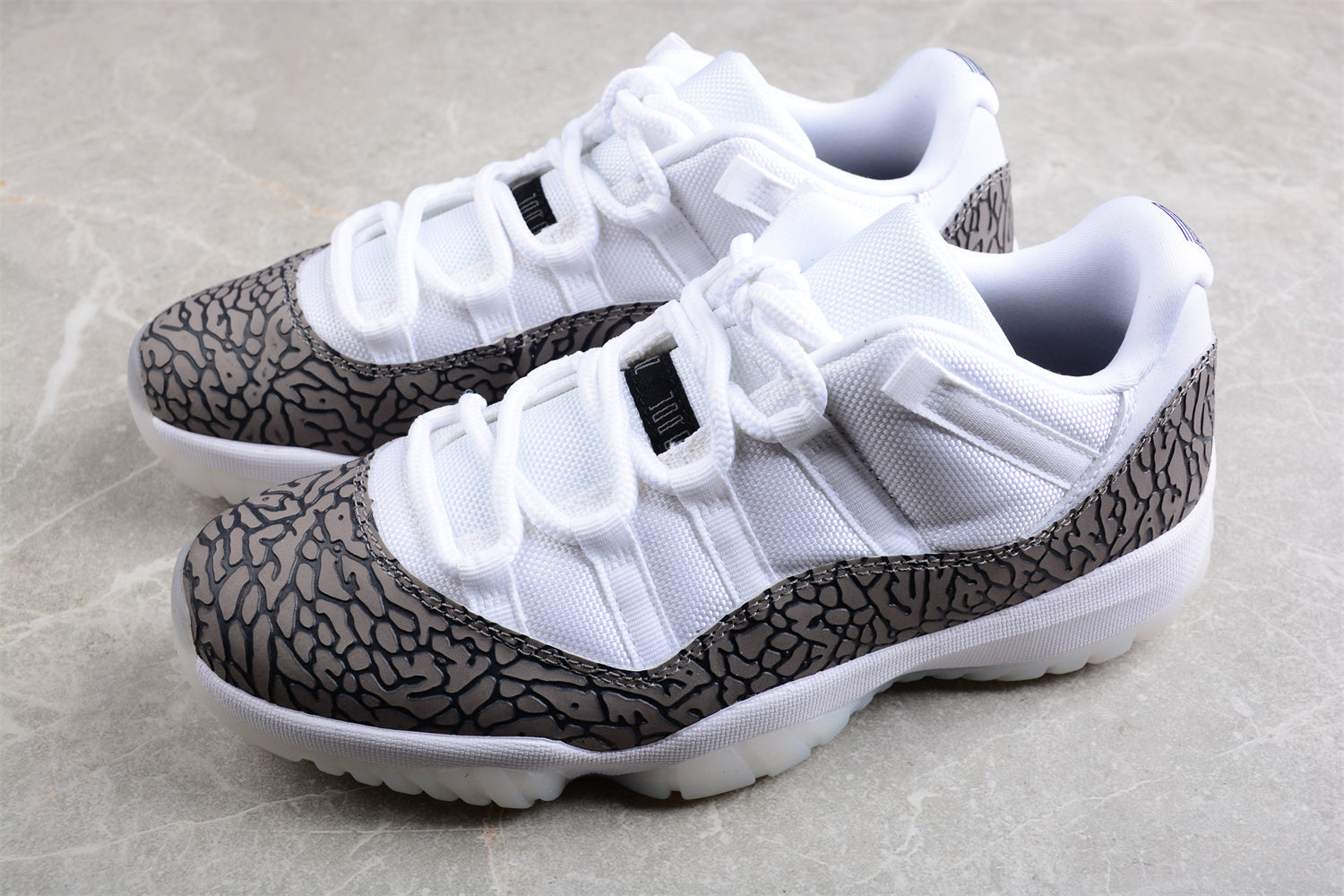 Air Jordan AJ11 Low "White Cement" - Best Reps Website 2025