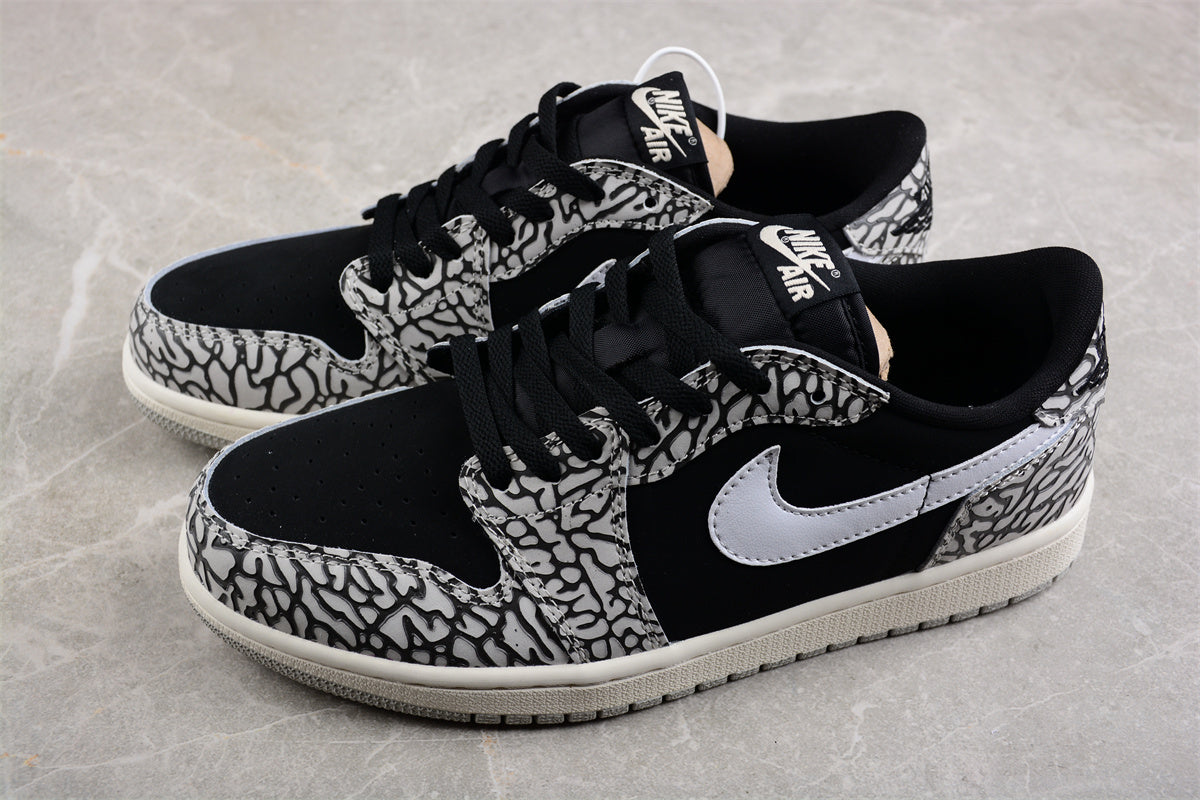 Air Jordan 1 Low OG "Black Cement" - Best Reps Website 2025