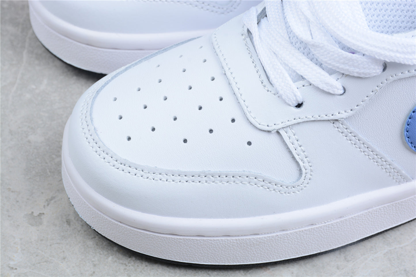 Nike Court Borough Low 2 GS (BQ5448-106) - White/Blue