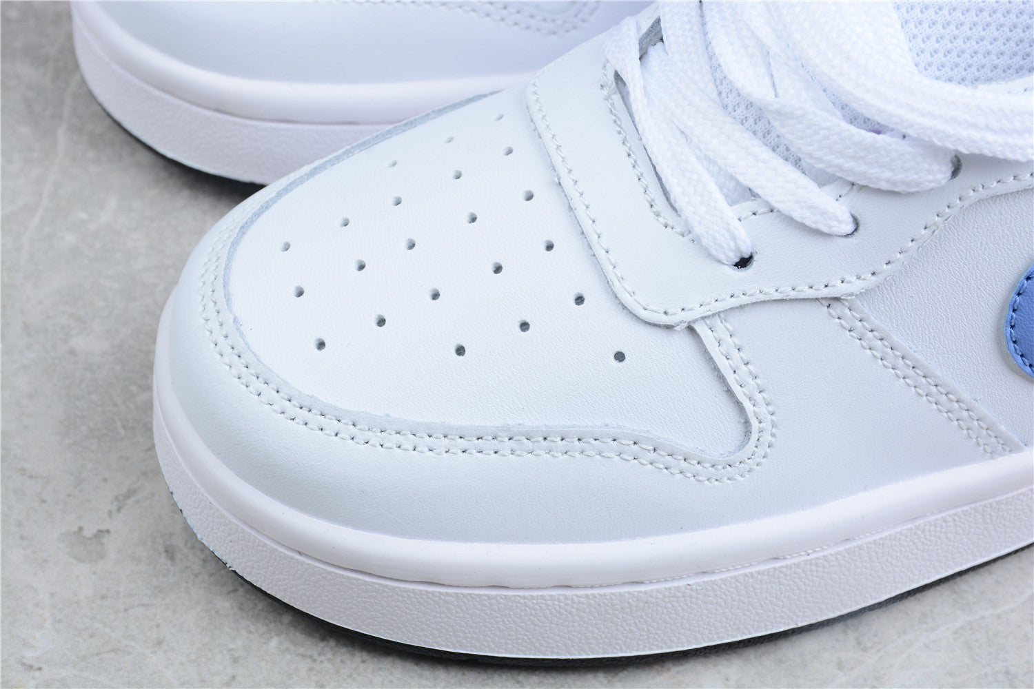 Nike Court Borough Low 2 GS (BQ5448-106) - White/Blue