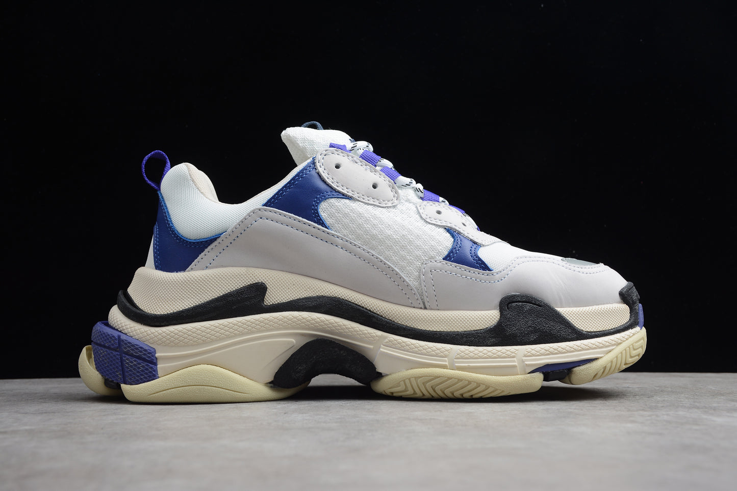 Balenciaga Triple S Sneaker in White/Purple - Best Reps Website 2025