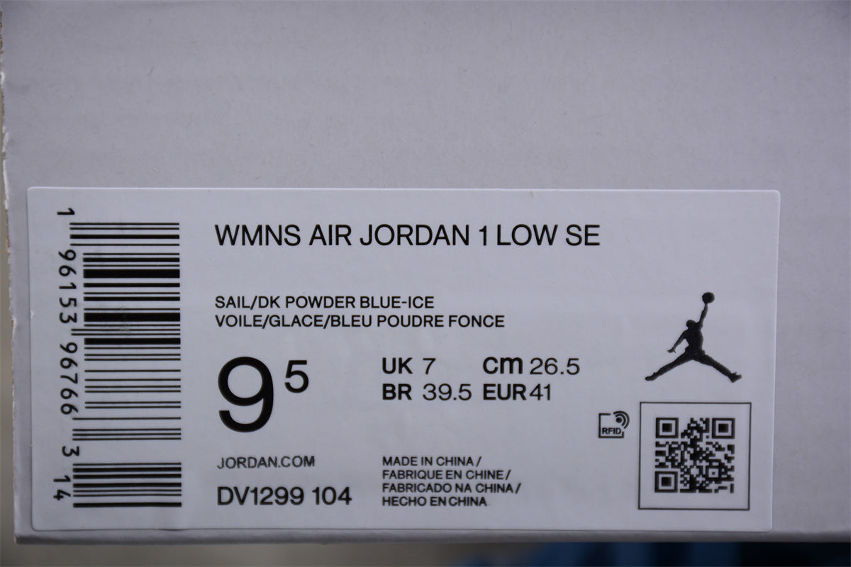 Nike Air Jordan 1 Low SE 'Reverse Ice Blue'