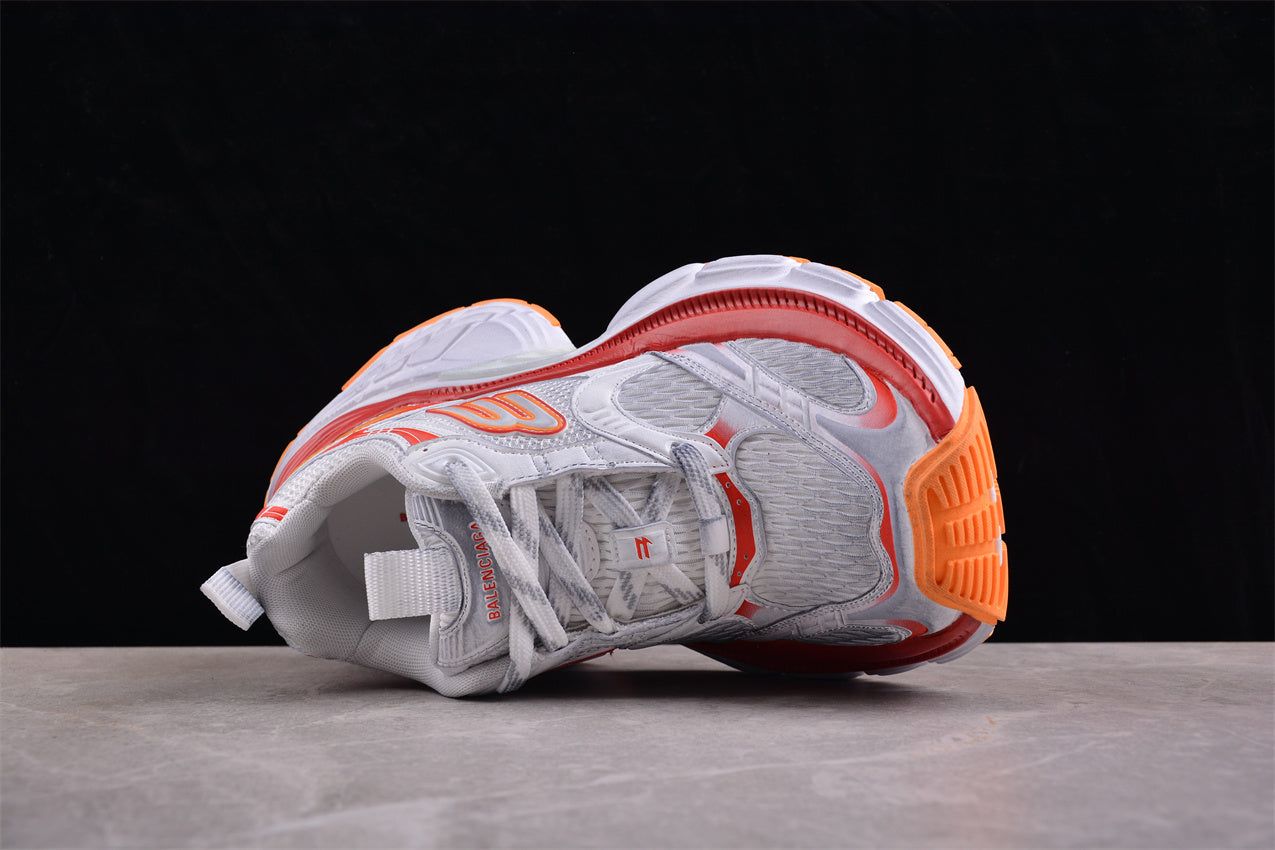 Balenciaga 10XL Sneaker – White/Red/Orange Mesh - Best Reps Website 2025