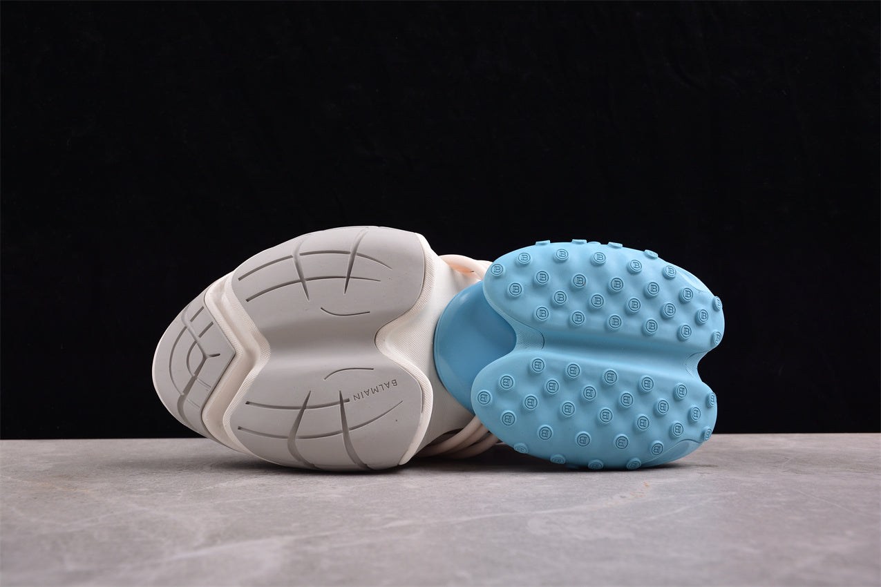 Balmain Unicorn Sneakers  Blue/White – Neoprene &amp; Leather - Best Reps Website 2025