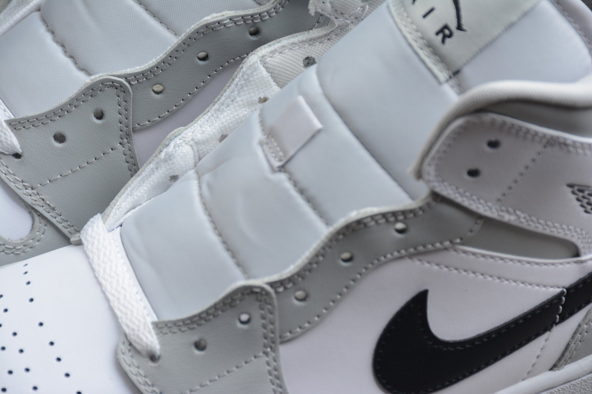 Nike Air Jordan 1 Mid "Grey Fog Black White" - Best Reps Website 2025