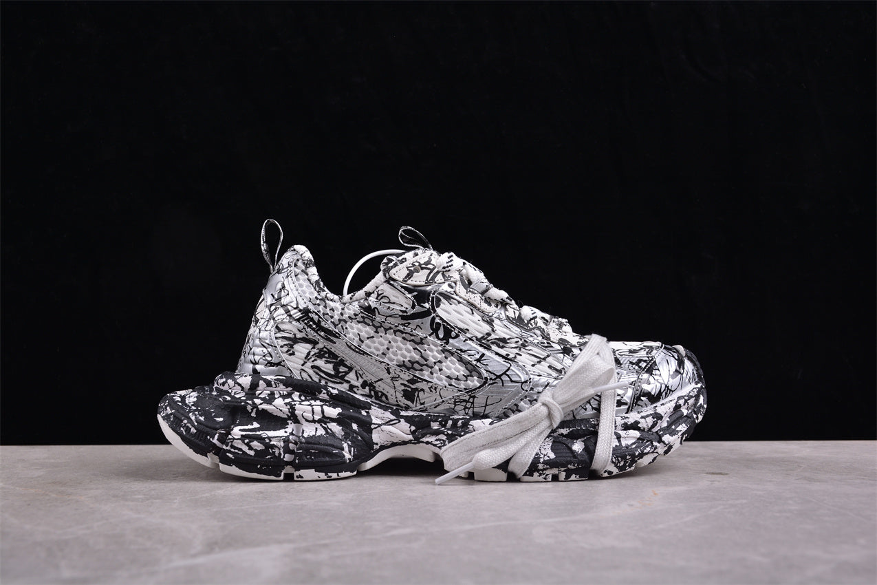 Balenciaga 3XL Extreme Graffiti Sneaker in White/Black - Best Reps Website 2025
