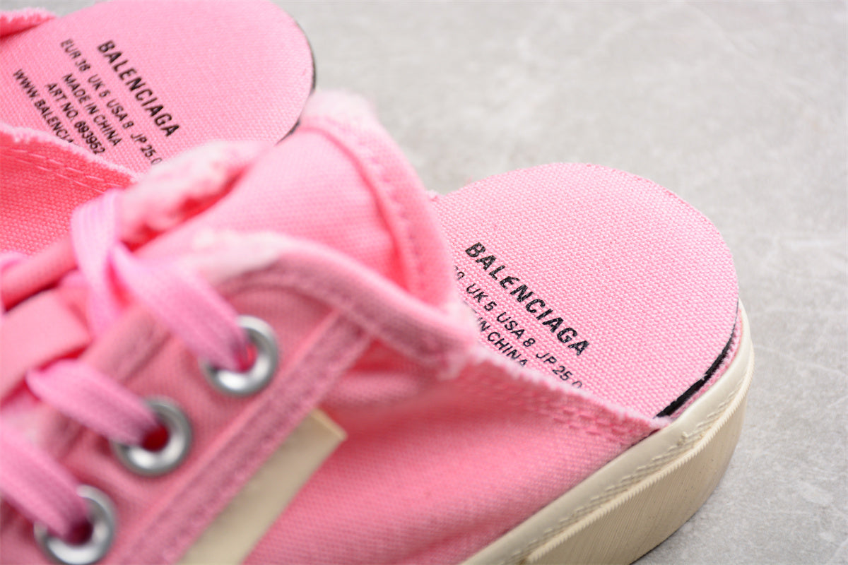 Balenciaga Paris Low VULC Distressed Flat Mule - Best Reps Website 2025
