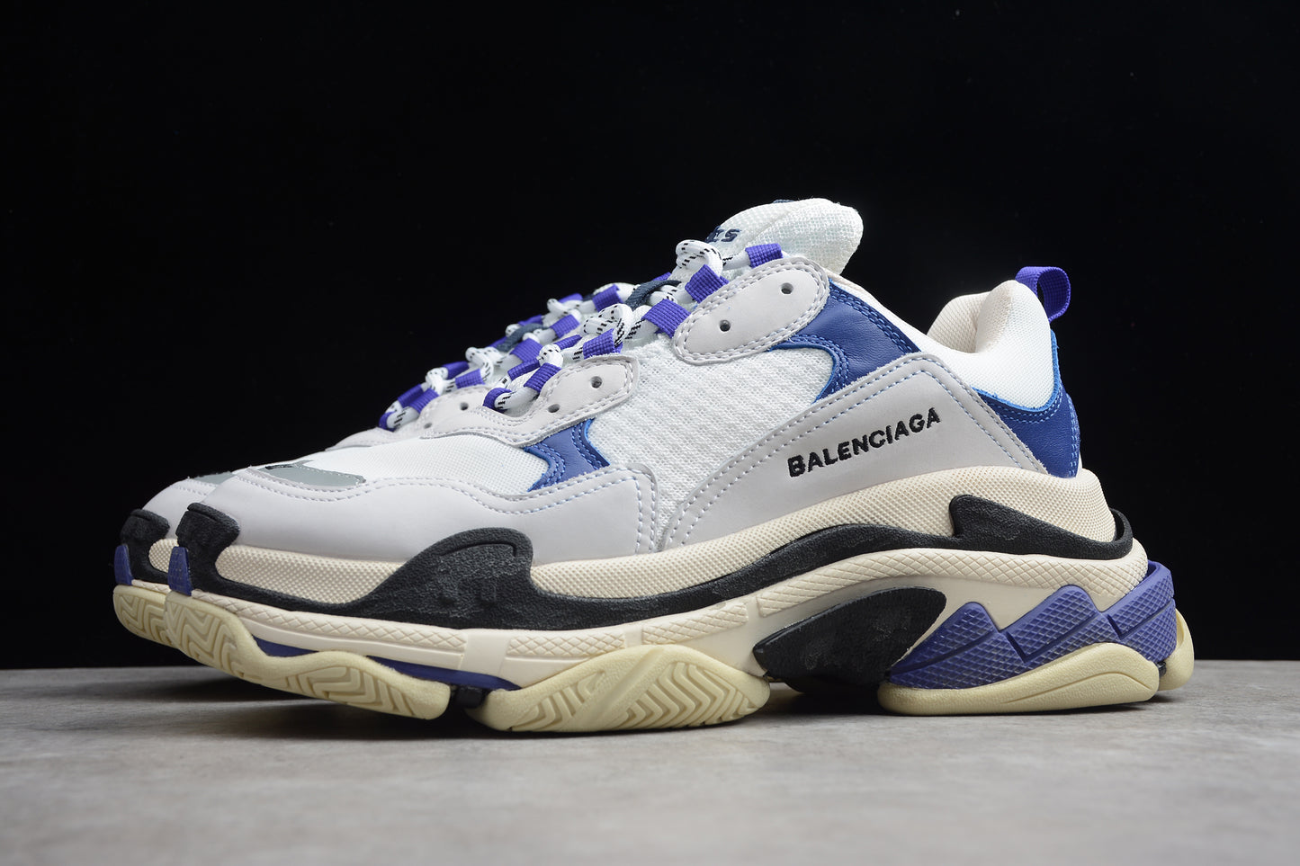 Balenciaga Triple S Sneaker in White/Purple - Best Reps Website 2025