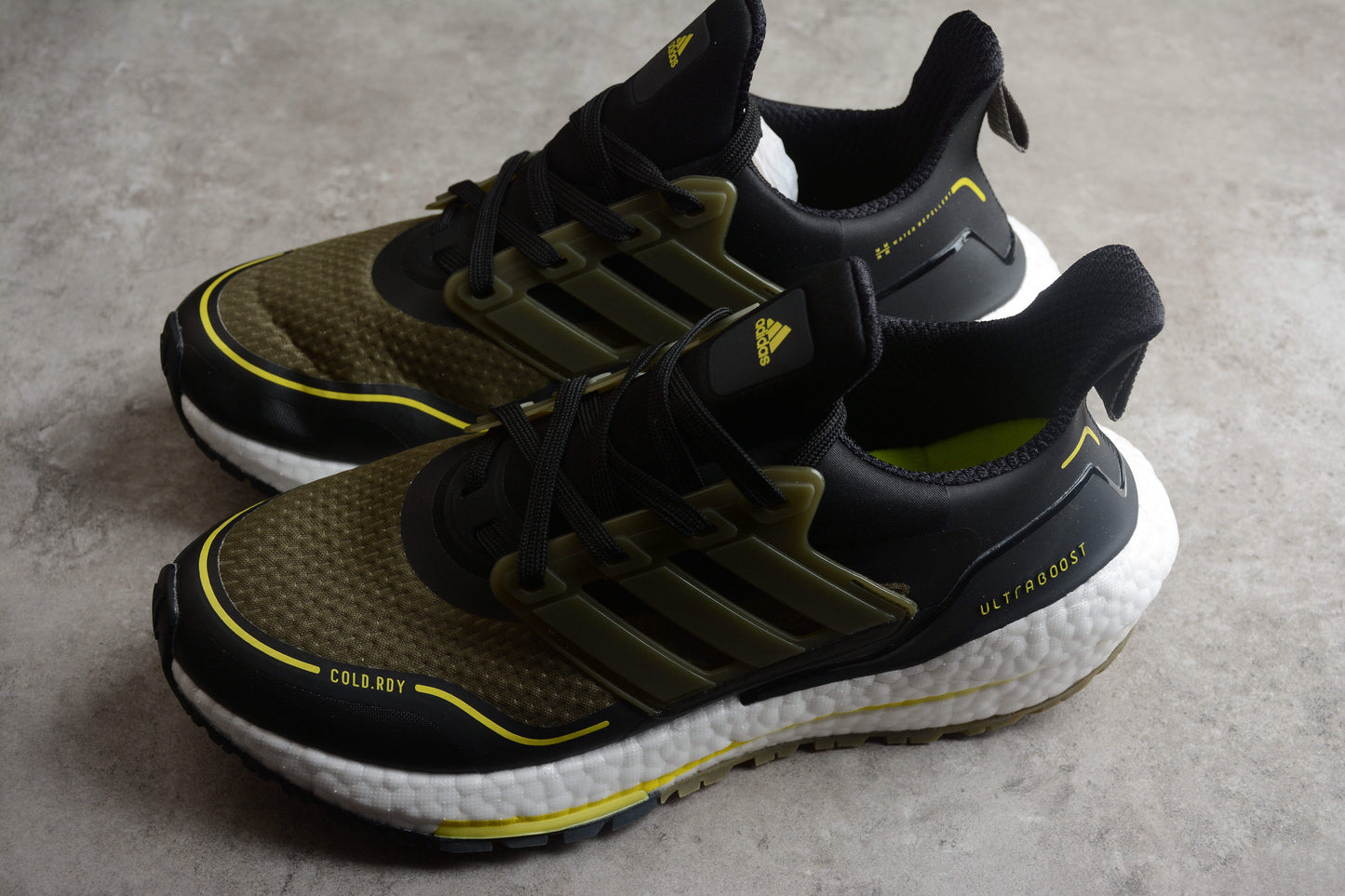 Adidas Ultraboost 21 COLD.RDY Running Shoes Black/Green