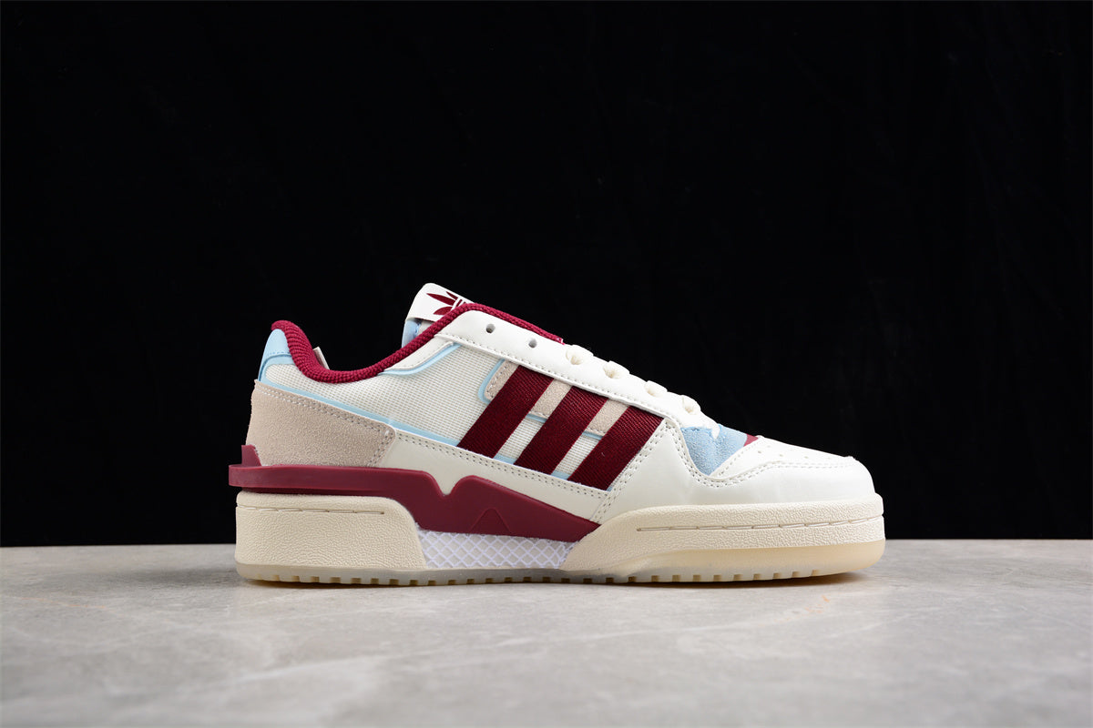 adidas Forum Exhibit Low 'Off White/Burgundy'