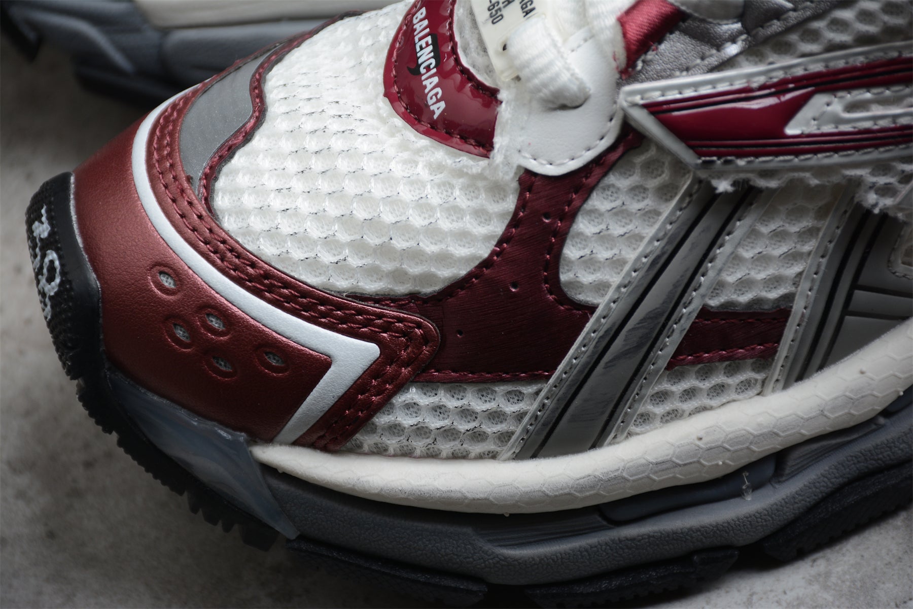 Balenciaga Runner Sneaker in Burgundy/Grey - Best Reps Website 2025